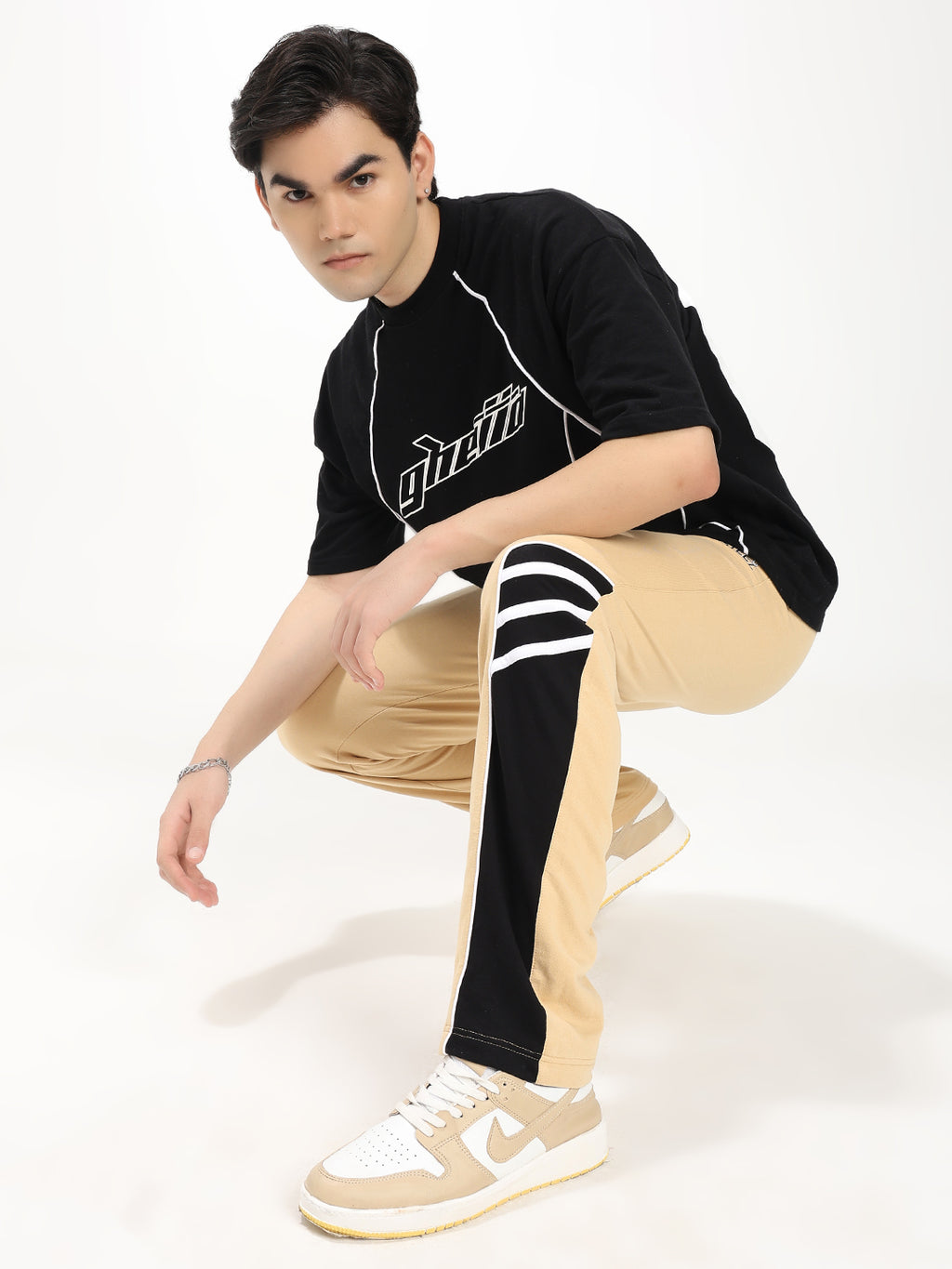 Men's Regular Fit Cargo Track Pants | Utility Pocket Sports Lower | Casual Activewear