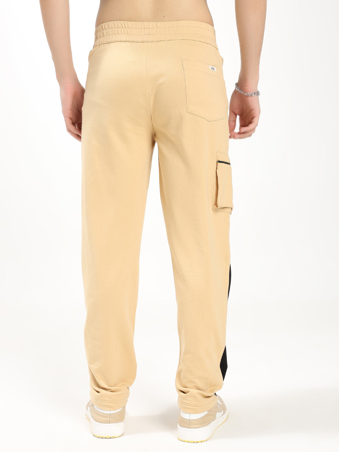 Men's Regular Fit Cargo Track Pants | Utility Pocket Sports Lower | Casual Activewear