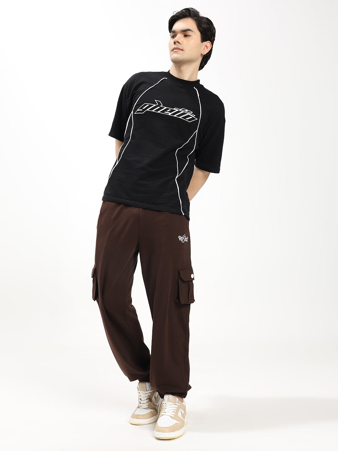 Men's Premium Utility Cargo Track Pant with Multiple Functional Pockets