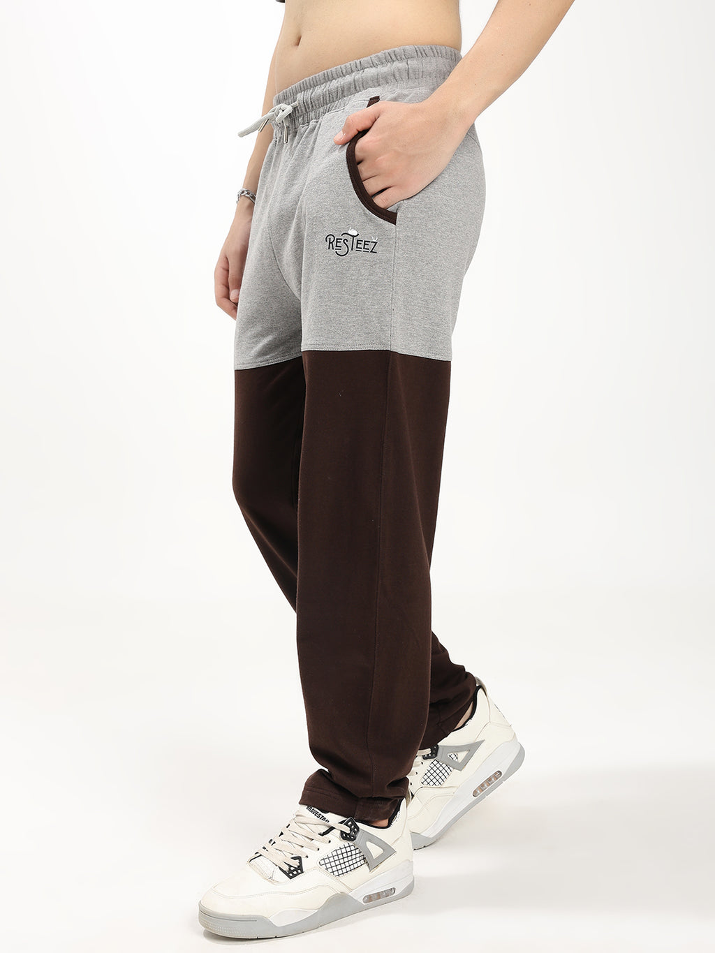 Men's Regular Fit Track Pants | Color Block Sports Lower | Drawstring Waist | Casual Activewear