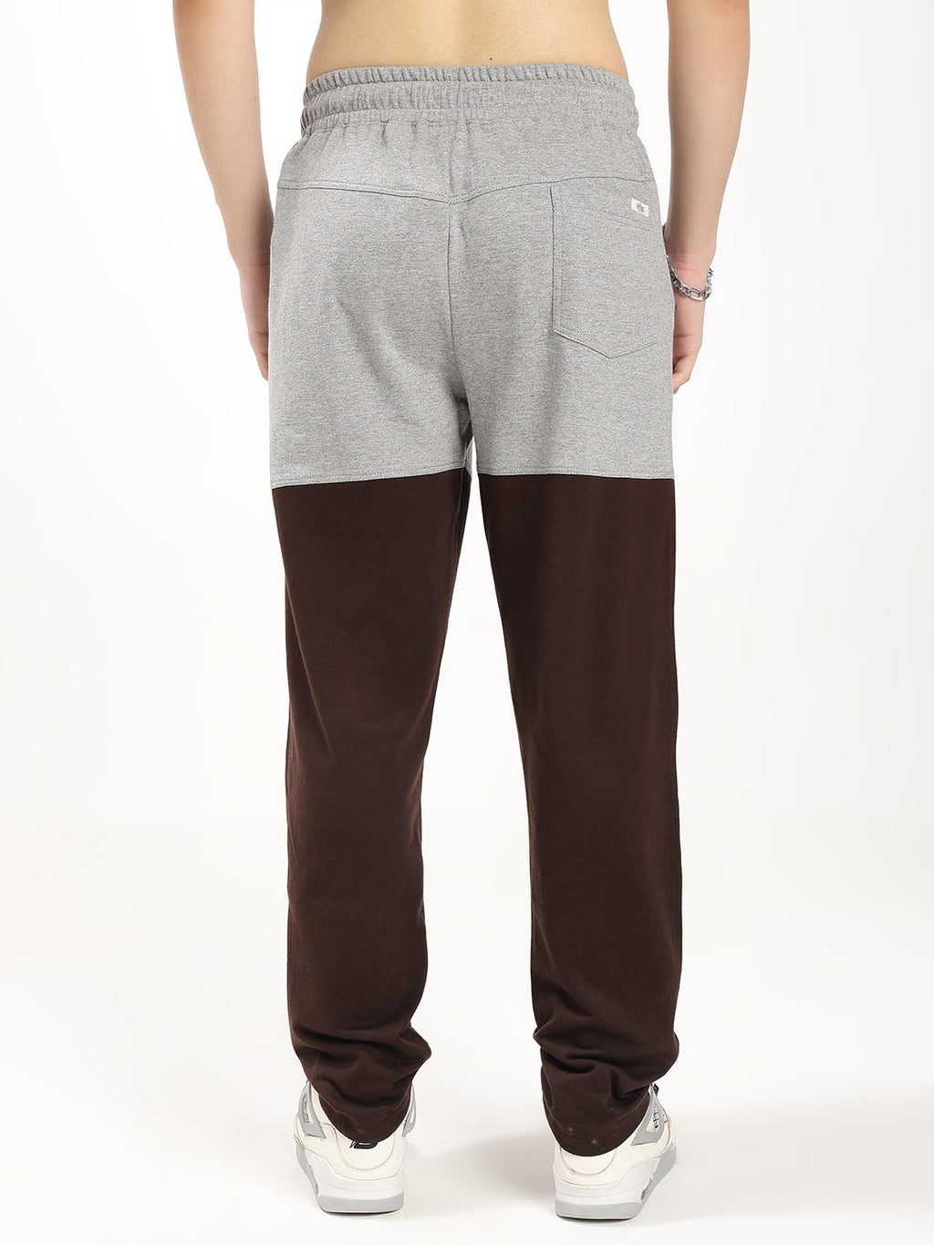 Men's Regular Fit Track Pants | Color Block Sports Lower | Drawstring Waist | Casual Activewear