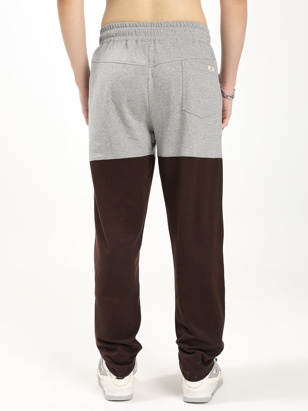 Men's Regular Fit Track Pants | Color Block Sports Lower | Drawstring Waist | Casual Activewear
