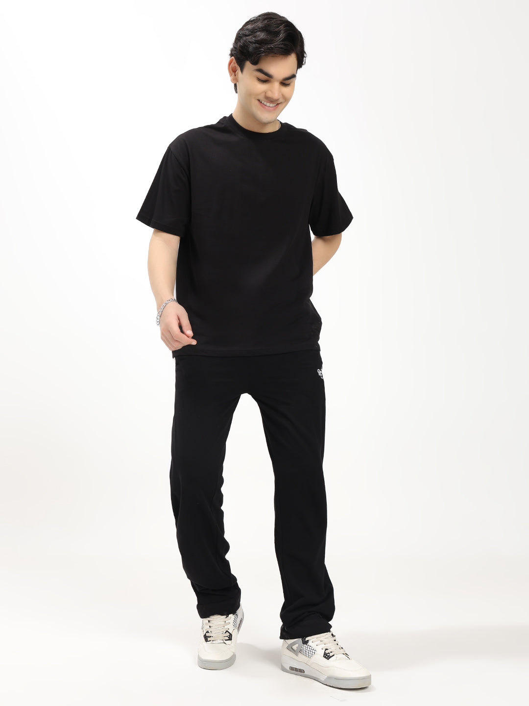 Men's Relaxed Fit Side Panel Track Pants | Premium Cotton Blend | Drawstring Waist | Everyday Casual & Streetwear Bottoms