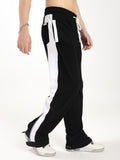 Men's Relaxed Fit Side Panel Track Pants | Premium Cotton Blend | Drawstring Waist | Everyday Casual & Streetwear Bottoms
