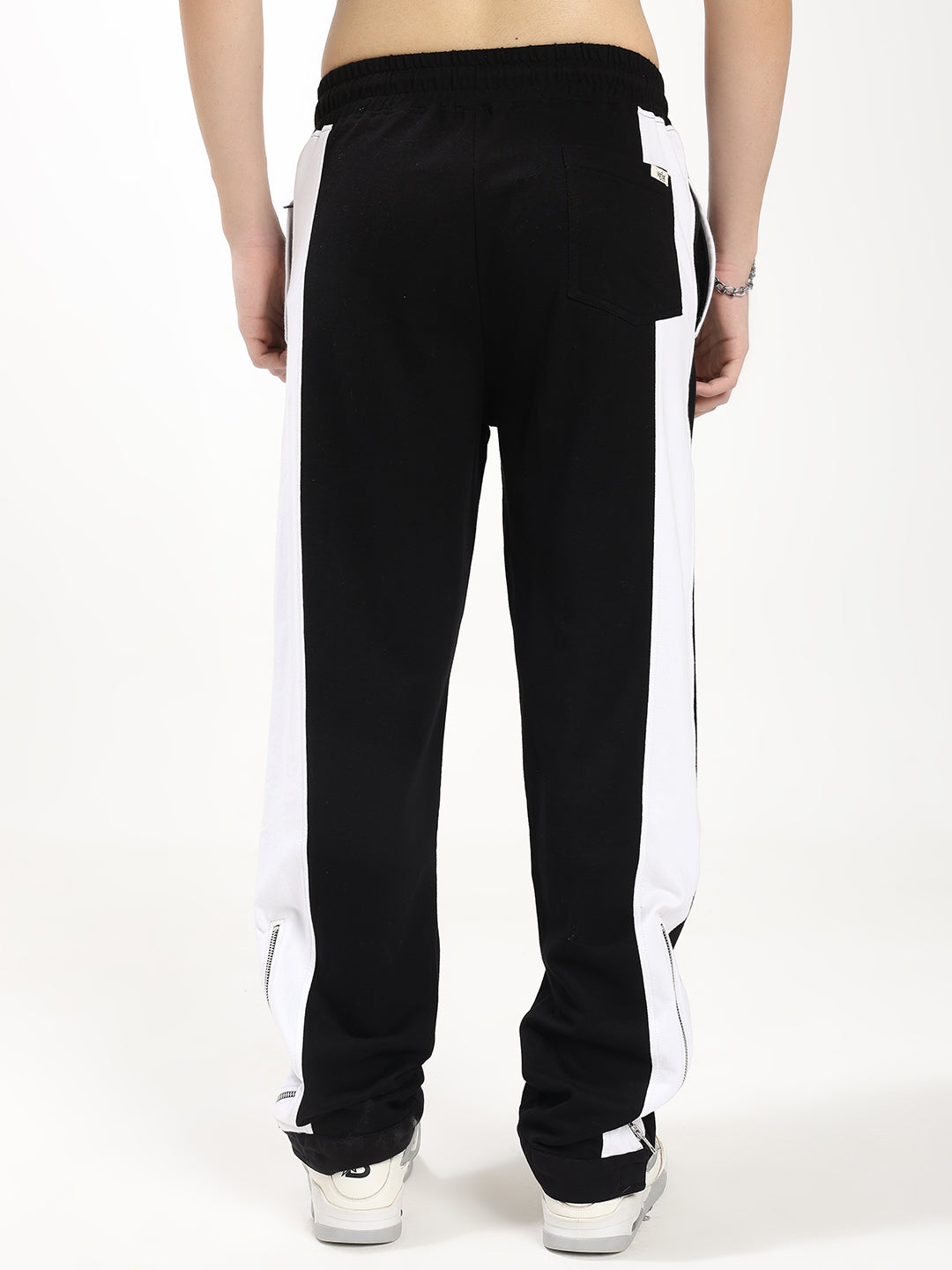 Men's Relaxed Fit Side Panel Track Pants | Premium Cotton Blend | Drawstring Waist | Everyday Casual & Streetwear Bottoms