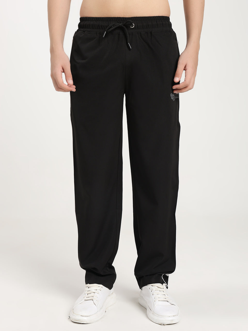 Men's Premium Relaxed Fit Track Pants with Contrast Side Piping