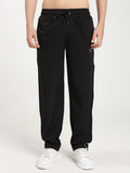 Men's Premium Relaxed Fit Track Pants with Contrast Side Piping