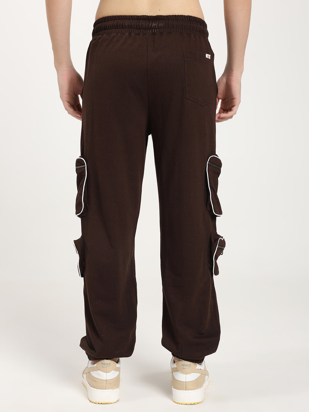Men's Premium Multi Pocket Cargo Track Pant Elastic Waist Jogger