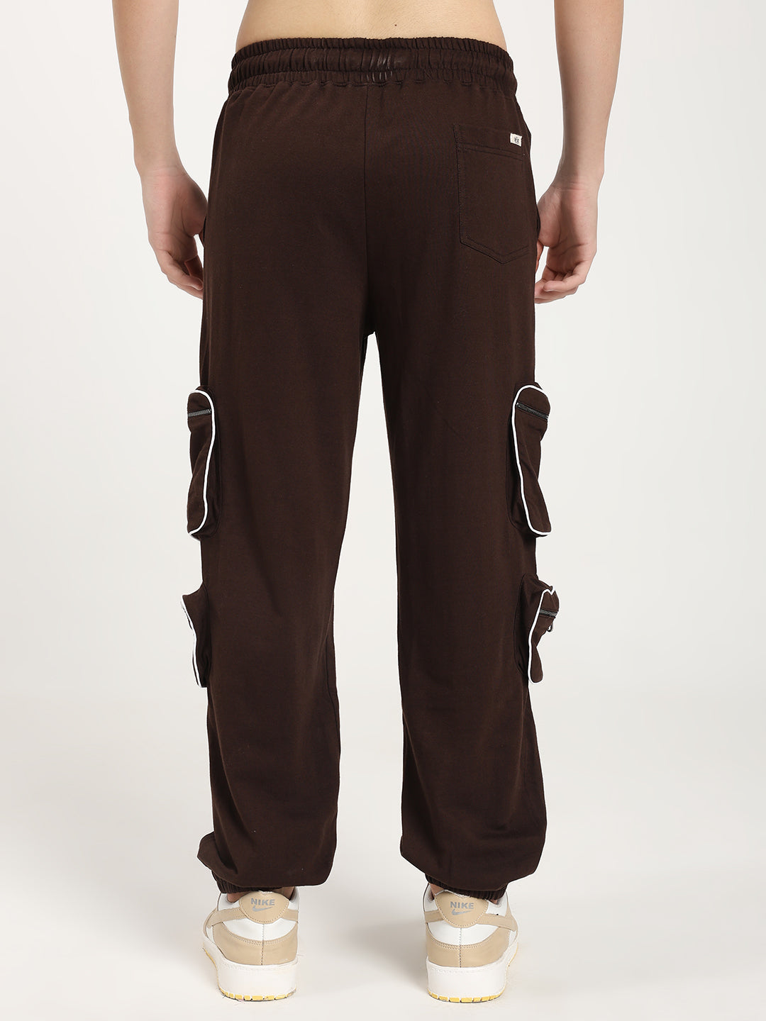 Men's Premium Multi Pocket Cargo Track Pant Elastic Waist Jogger