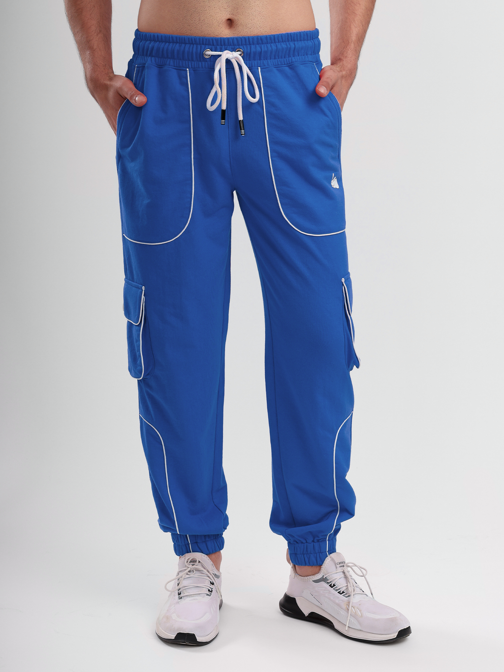 Men Premium Cargo Jogger Track Pant with Utility Pockets and Tapered Fit