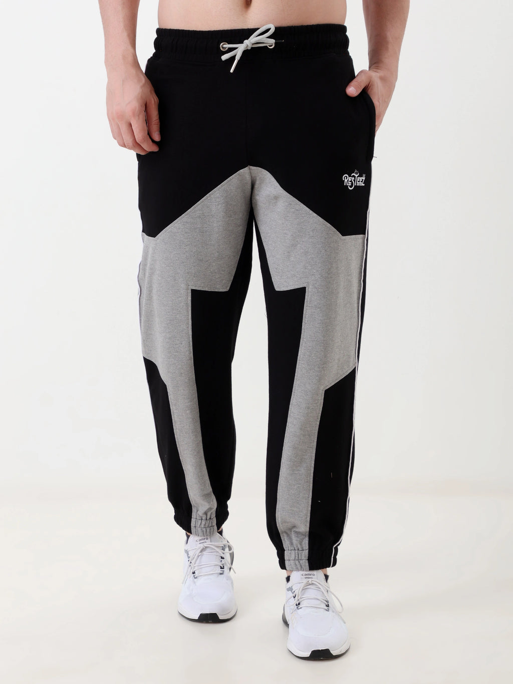 Resteez Men's Premium Panel Jogger Track Pant