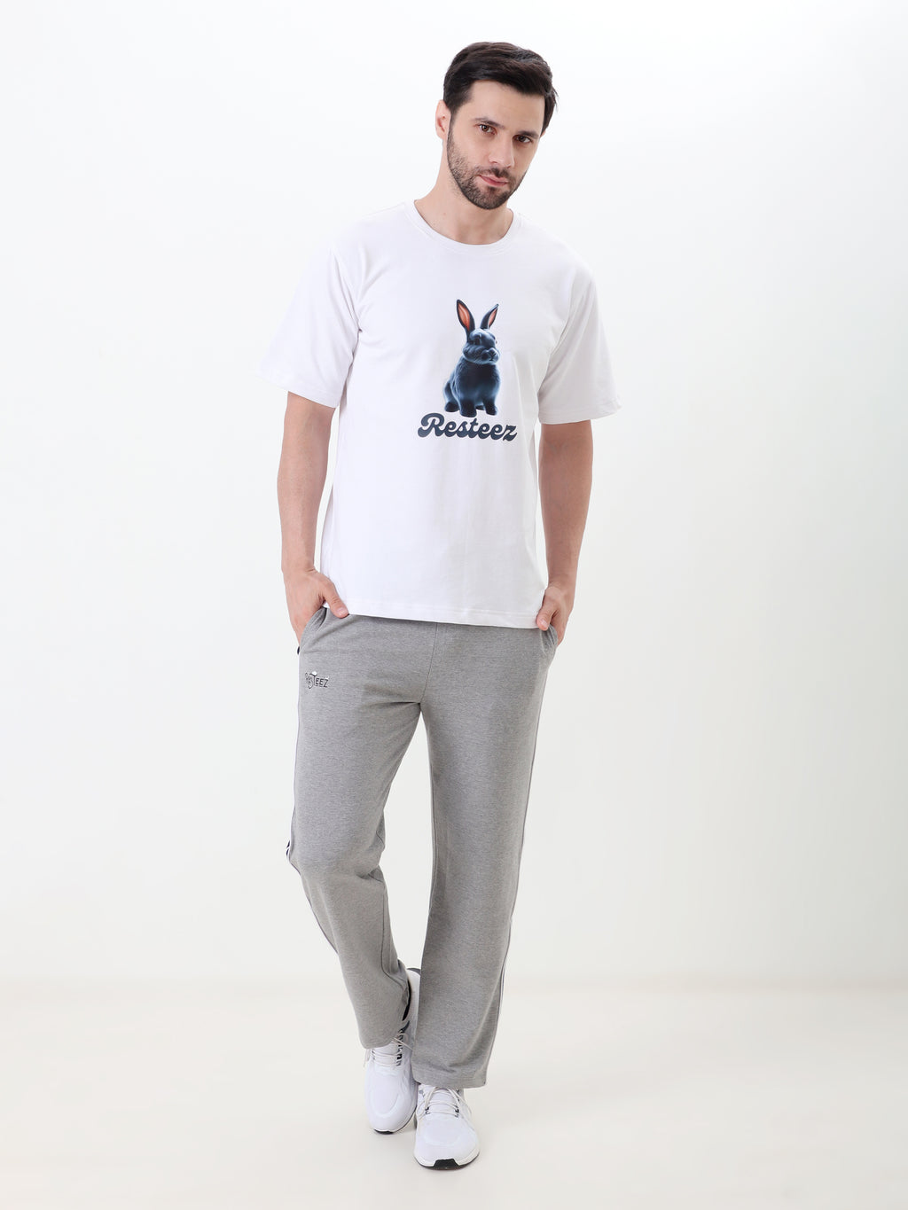 Men's Regular Fit Graphic Printed Crew Neck T-Shirt | Half Sleeve Casual Cotton Blend Tee