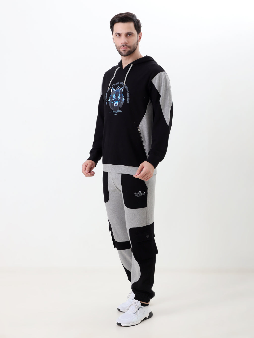 Resteez Men's Premium Color Block Track Pant