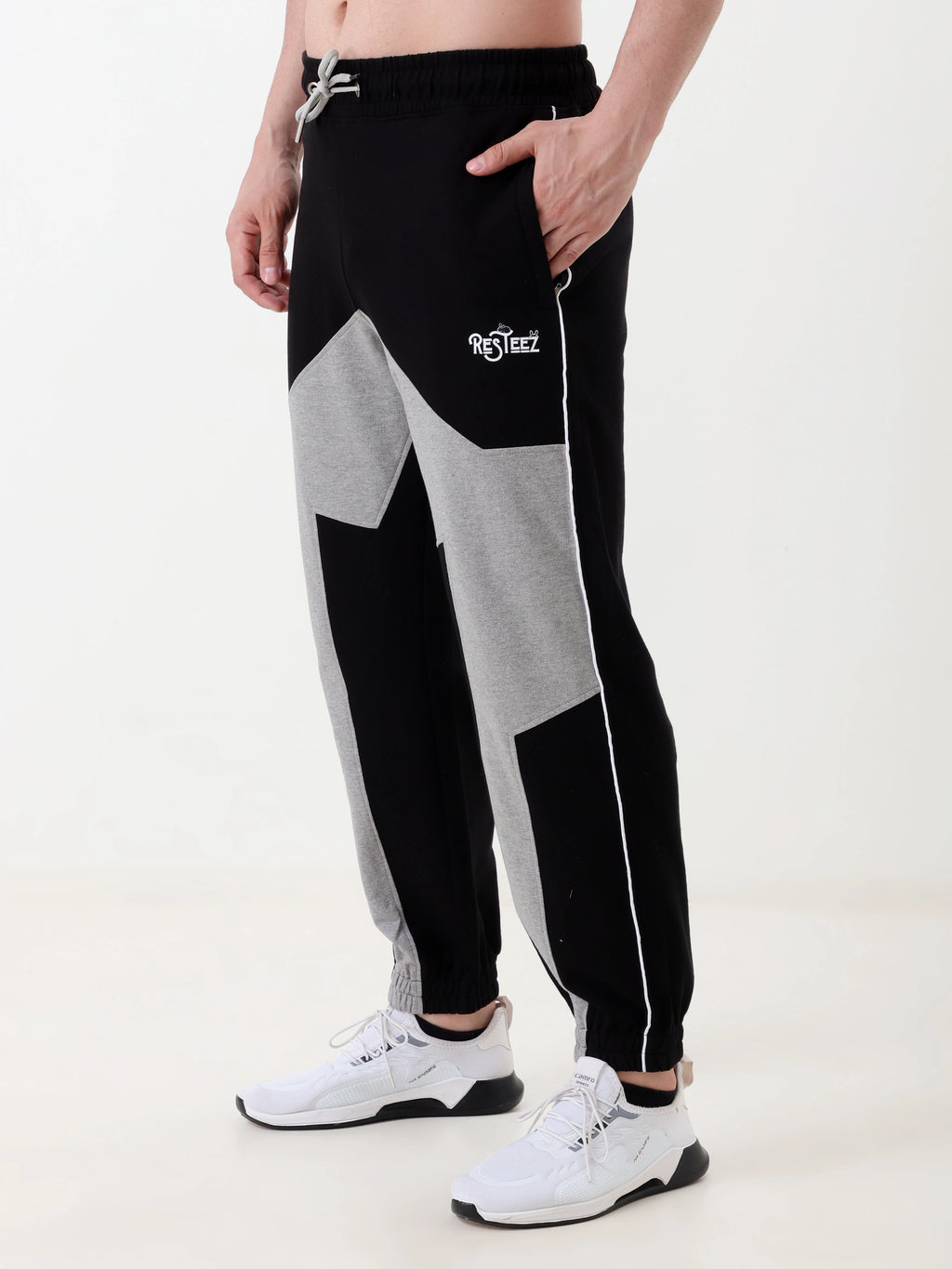 Resteez Men's Premium Panel Jogger Track Pant
