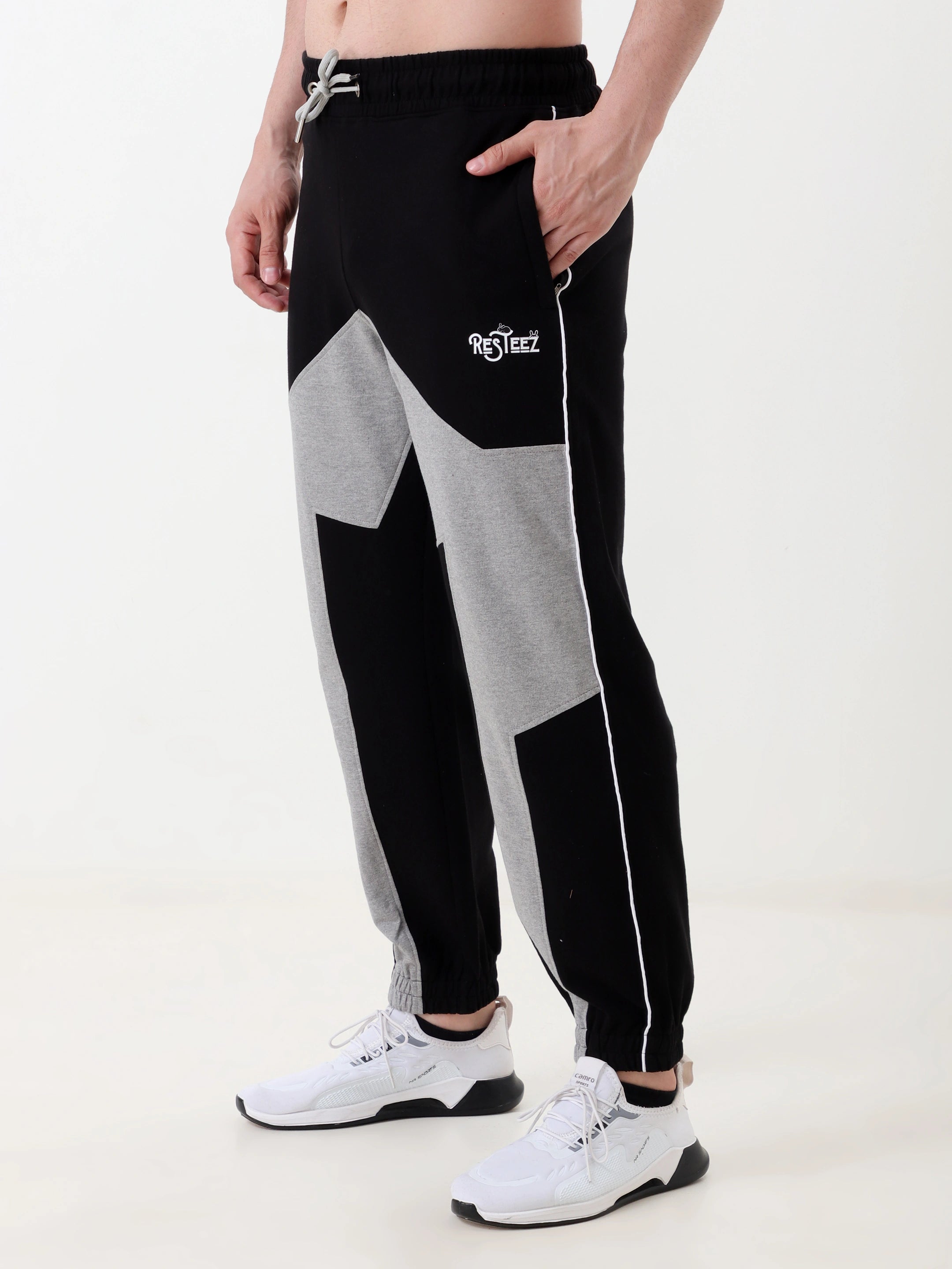 Resteez Men's Premium Panel Jogger Track Pant