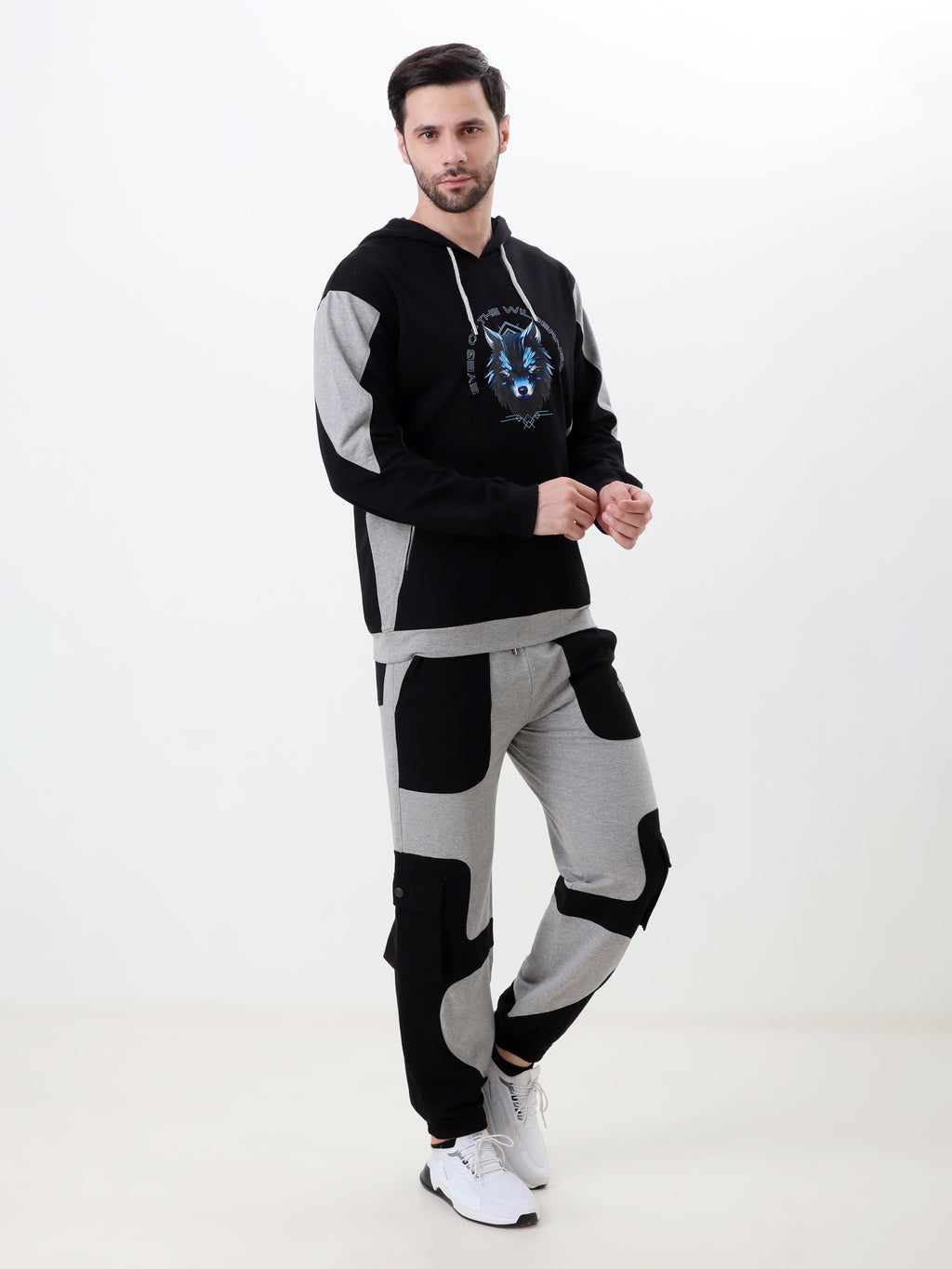 Resteez Men's Premium Color Block Track Pant