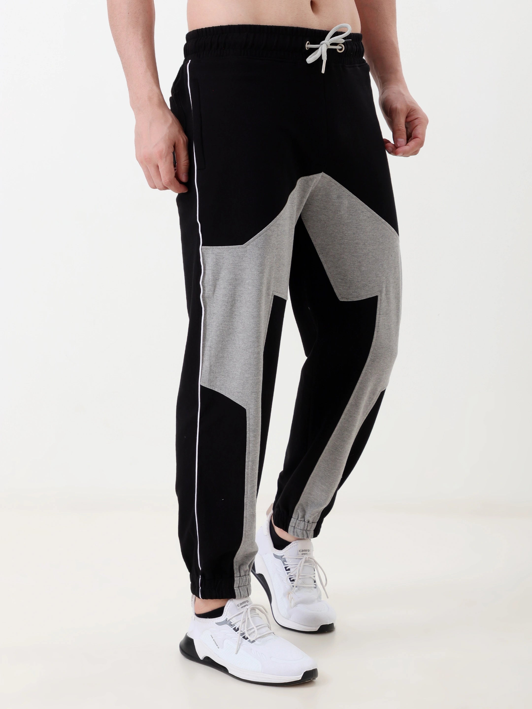 Resteez Men's Premium Panel Jogger Track Pant