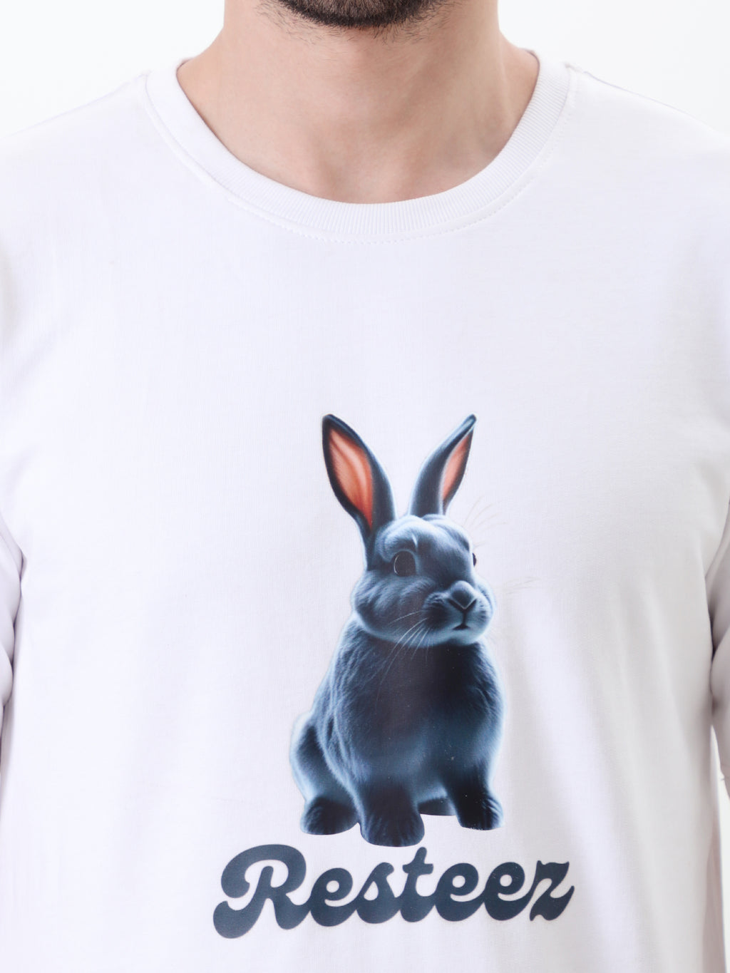 Men's Regular Fit Graphic Printed Crew Neck T-Shirt | Half Sleeve Casual Cotton Blend Tee