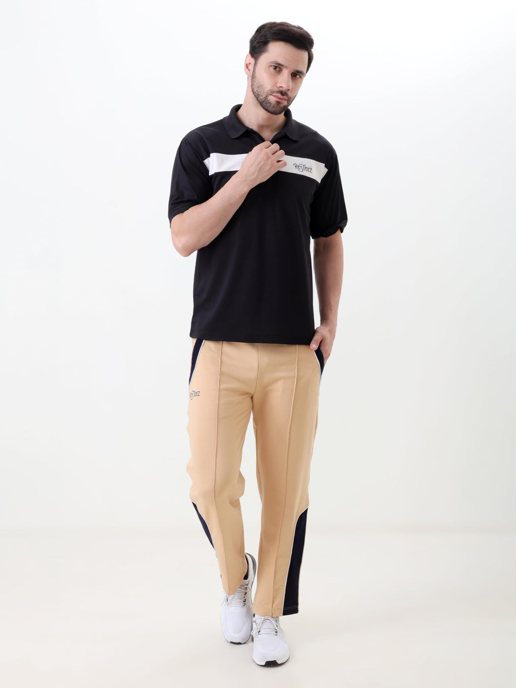 Men's Performance Polo T Shirt Half Sleeve Athletic Casual Regular Fit