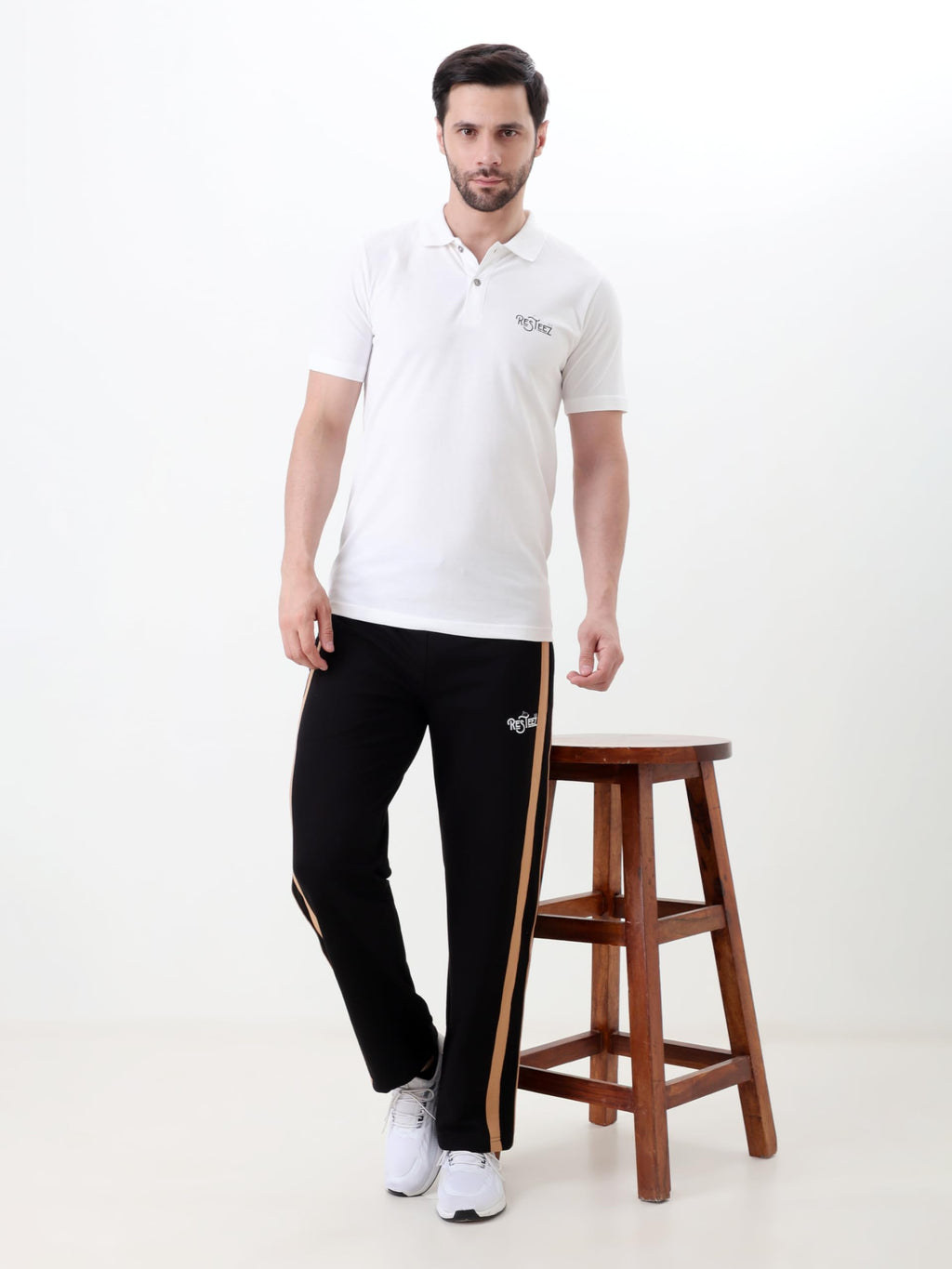Men's Performance Polo T Shirt Half Sleeve Athletic Casual Regular Fit