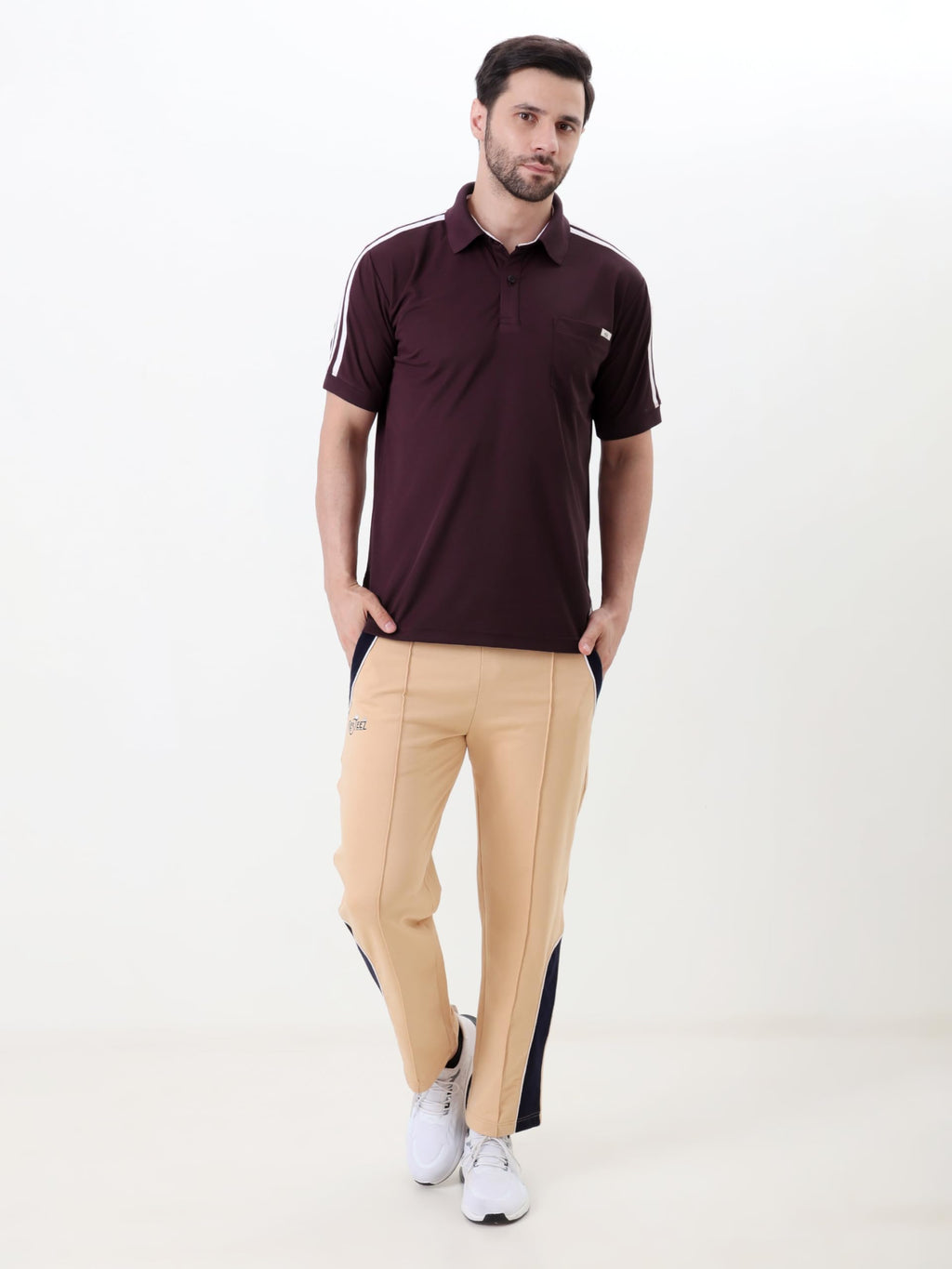 Men's Performance Polo T Shirt Half Sleeve Athletic Casual Regular Fit