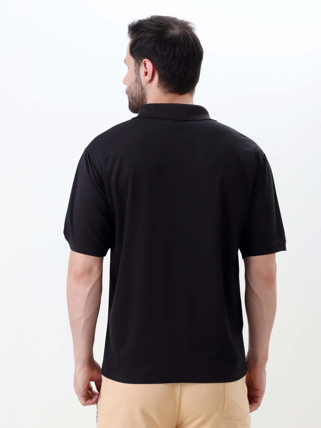 Men's Performance Polo T Shirt Half Sleeve Athletic Casual Regular Fit