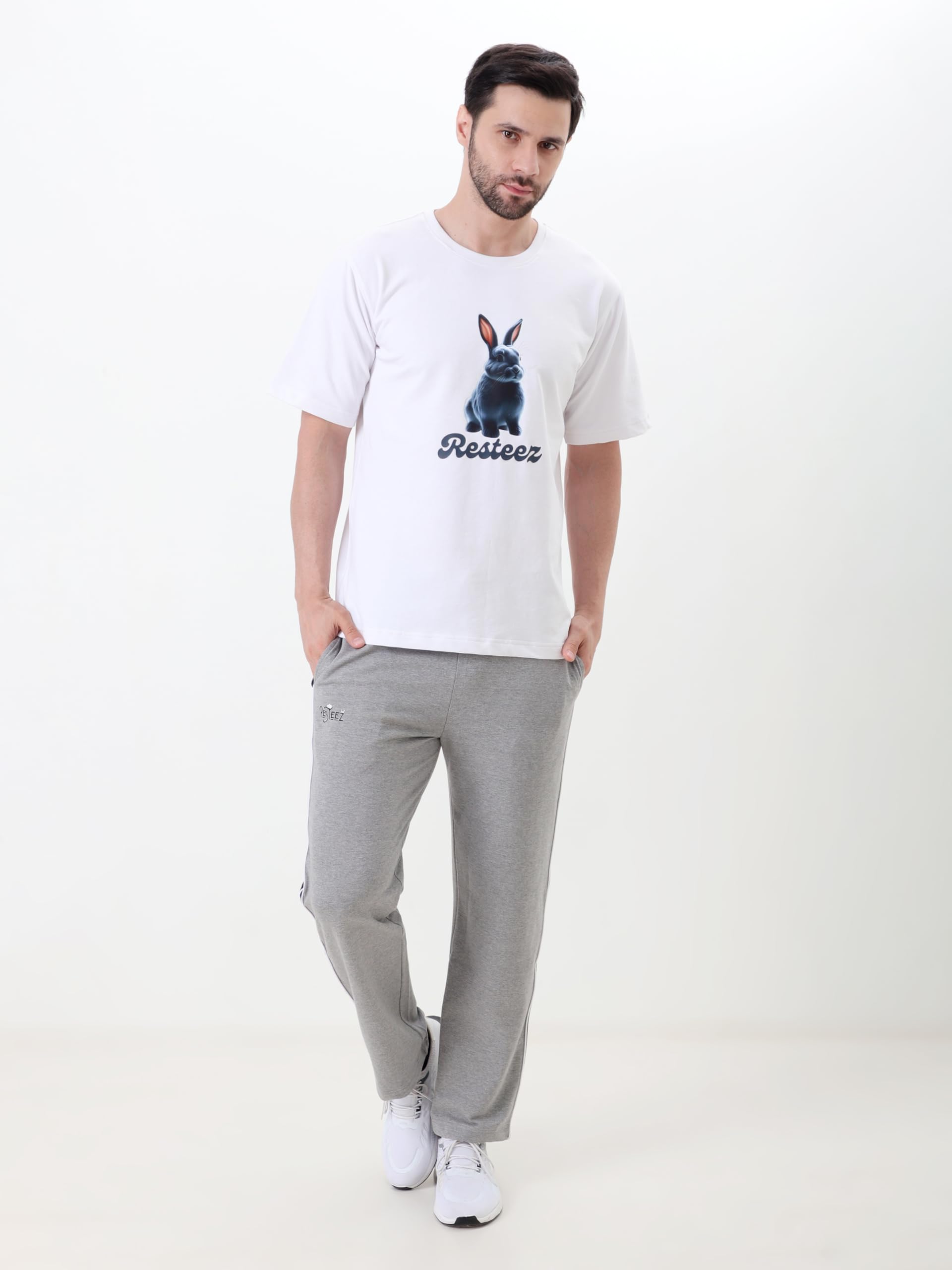 Men Viking Warriors Graphic Oversized T Shirt Premium Cotton Casual Streetwear Tee