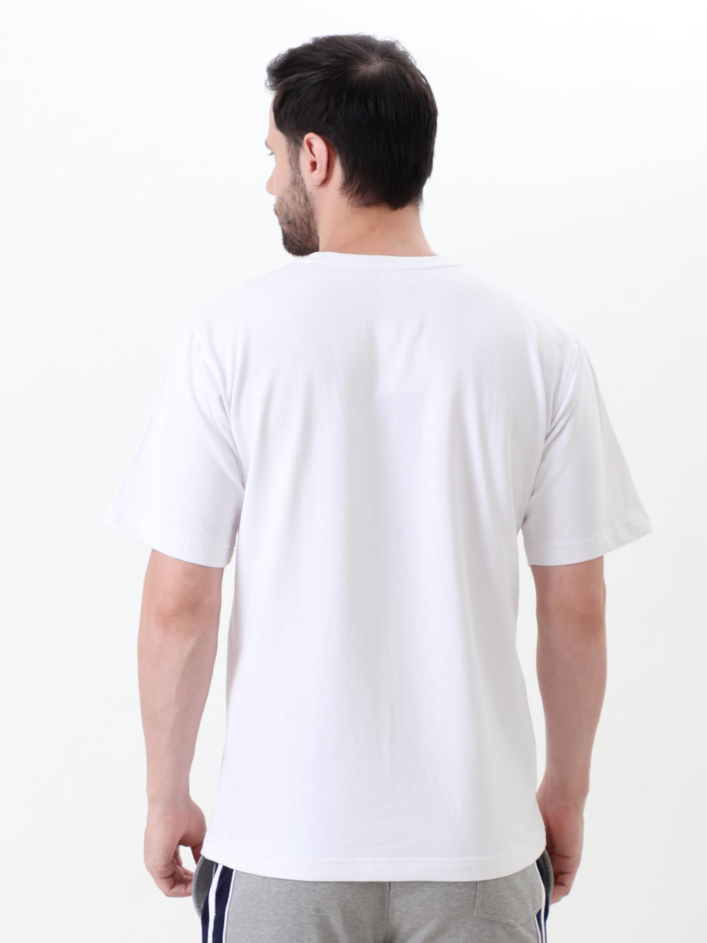 Men Viking Warriors Graphic Oversized T Shirt Premium Cotton Casual Streetwear Tee