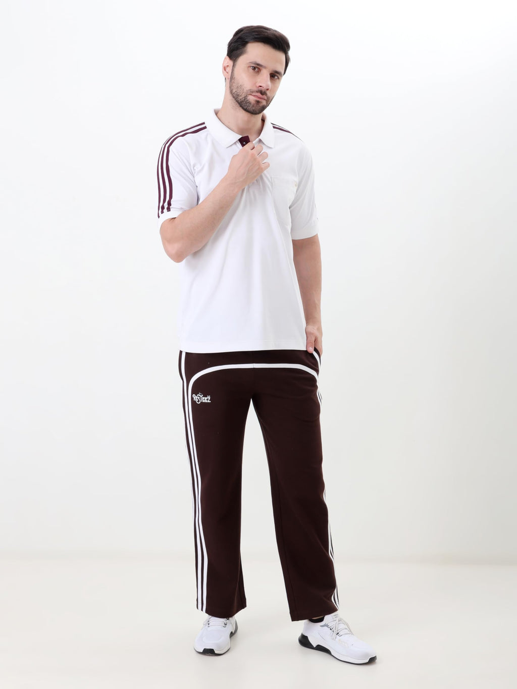 Men's Performance Polo T Shirt Half Sleeve Athletic Casual Regular Fit