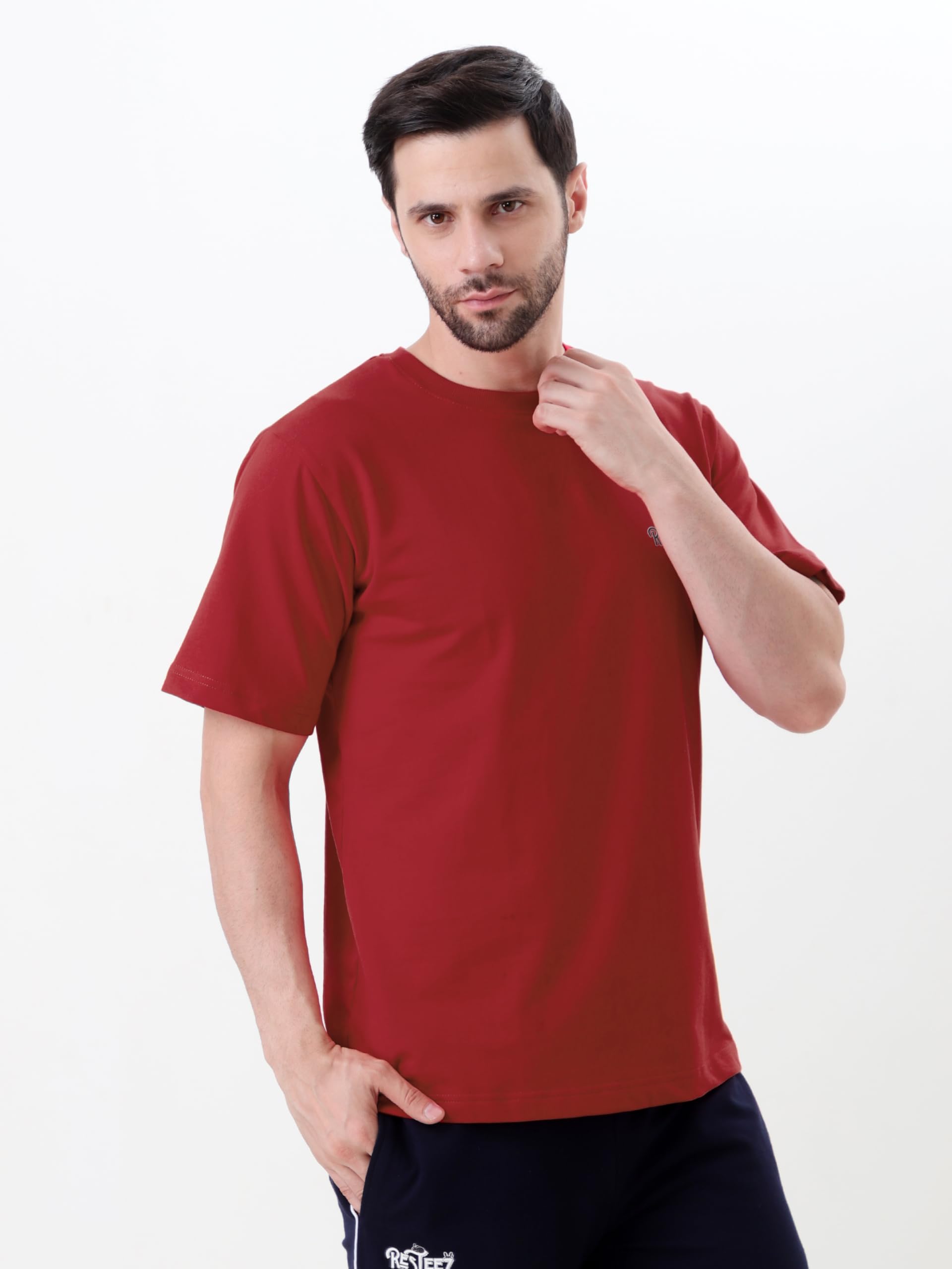 Men Viking Warriors Graphic Oversized T Shirt Premium Cotton Casual Streetwear Tee