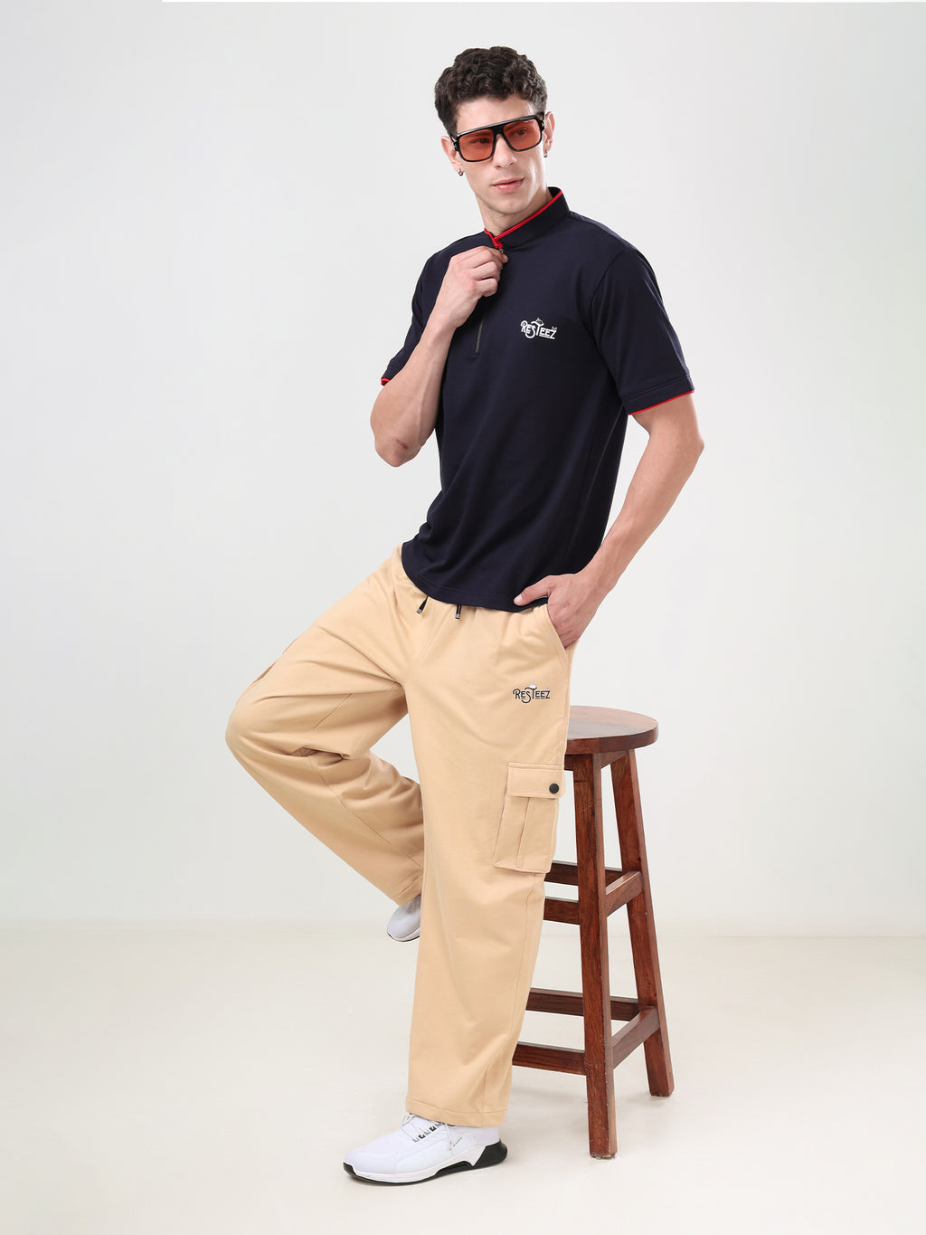 Men's Premium Cargo Track Pants | Relaxed Fit | Soft Cotton Blend | Multi-Pocket Casual Joggers