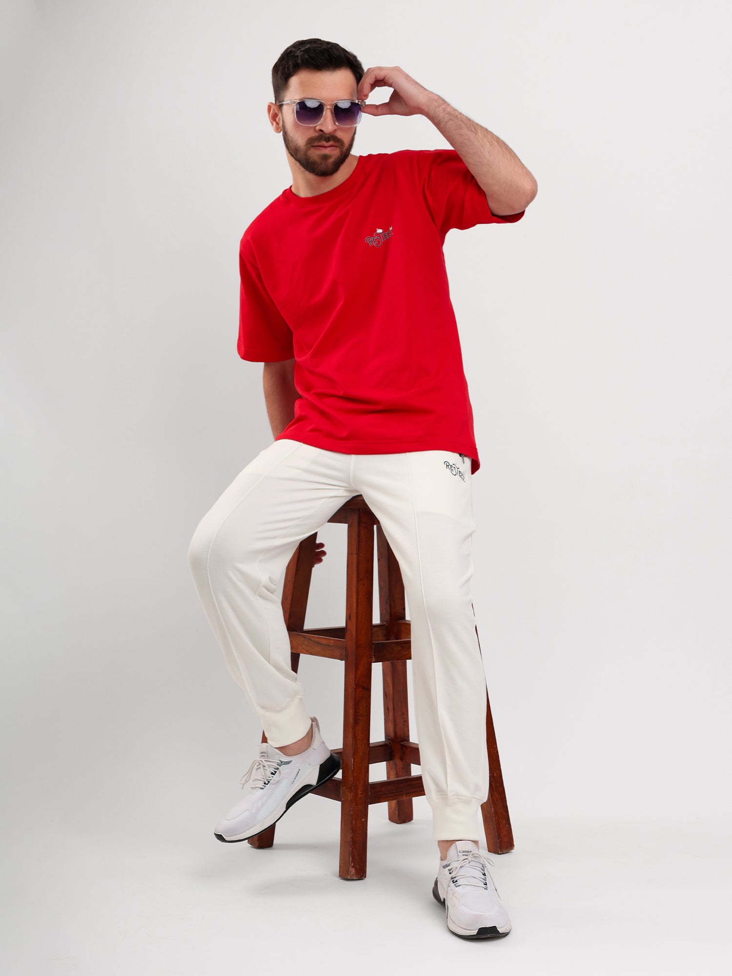 Men's Premium Slim Fit Jogger Track Pant with Zip Pockets, Elastic Waist & Ribbed Cuffs