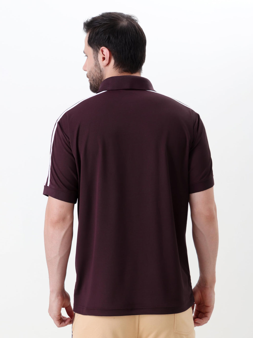 Men's Performance Polo T Shirt Half Sleeve Athletic Casual Regular Fit