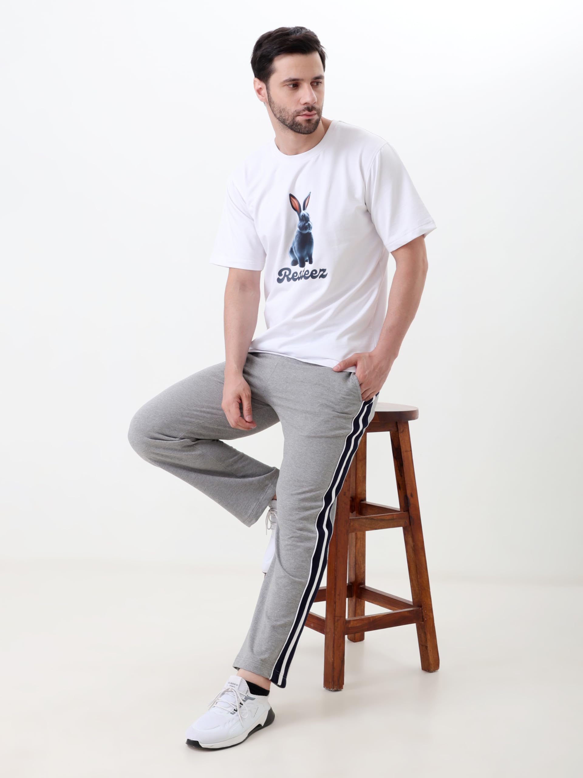 Men Viking Warriors Graphic Oversized T Shirt Premium Cotton Casual Streetwear Tee