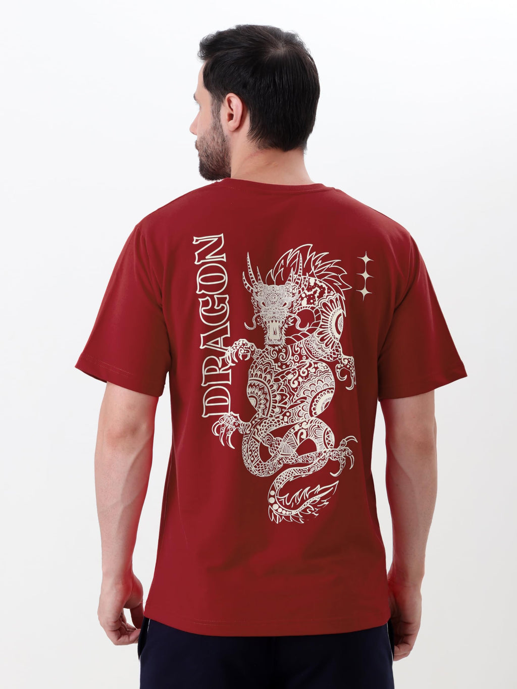Men Viking Warriors Graphic Oversized T Shirt Premium Cotton Casual Streetwear Tee