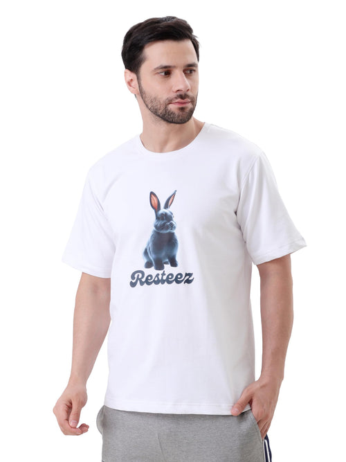 Men Viking Warriors Graphic Oversized T Shirt Premium Cotton Casual Streetwear Tee