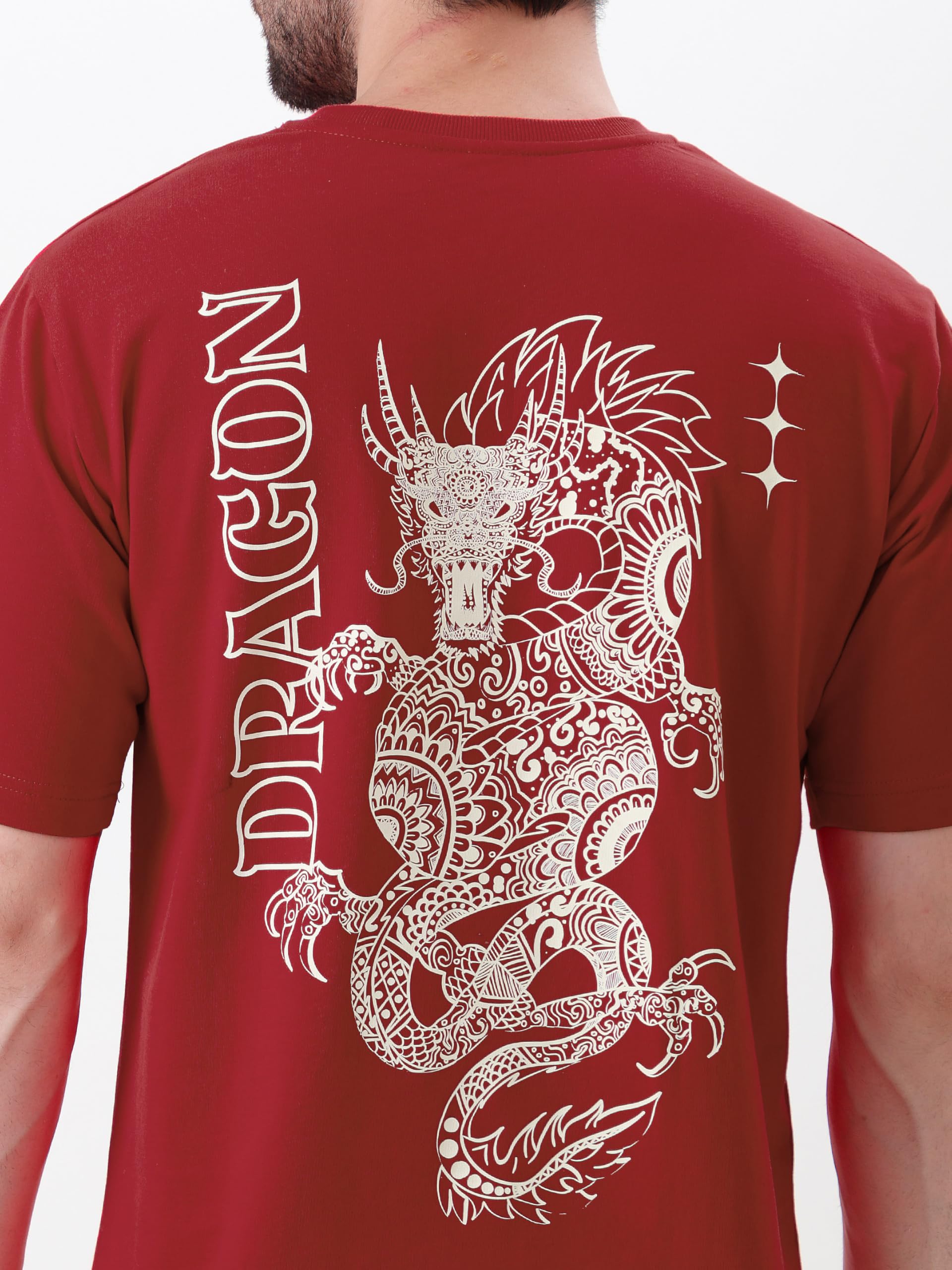 Men Viking Warriors Graphic Oversized T Shirt Premium Cotton Casual Streetwear Tee