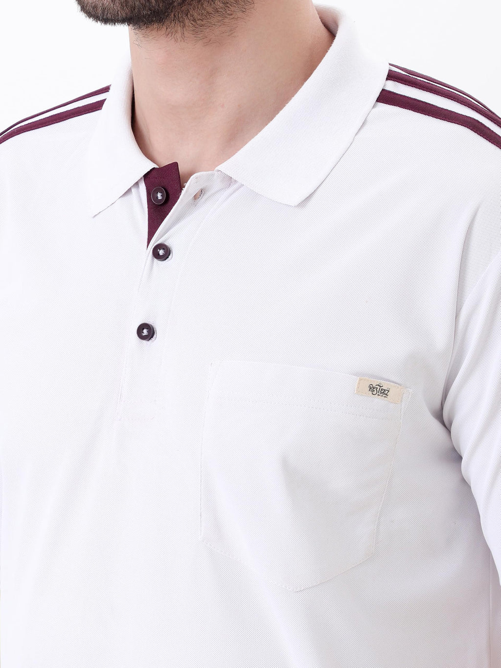 Men's Performance Polo T Shirt Half Sleeve Athletic Casual Regular Fit