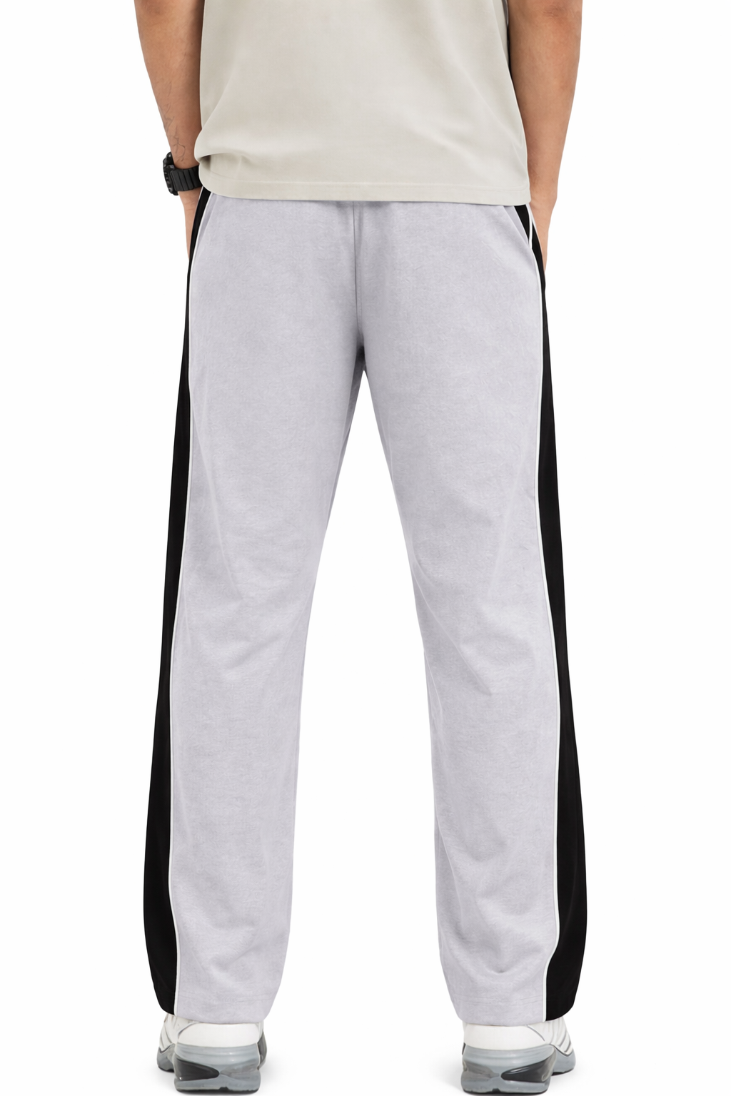 Men's Regular Fit Track Pant with Side Panel | Drawstring Athletic Joggers | Sports & Casual Lower
