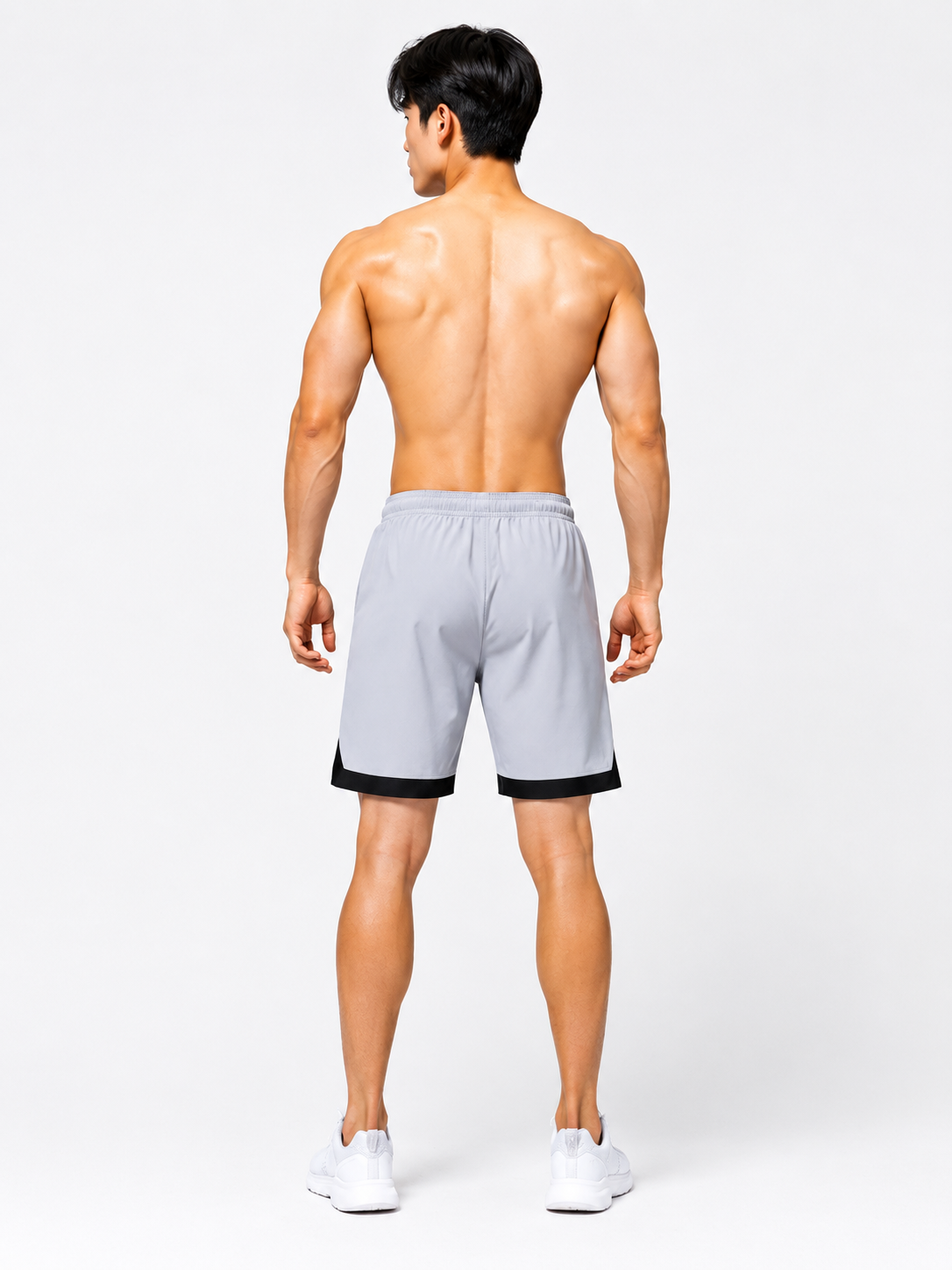 Resteez Men's Premium Active Flex Gym & Running Shorts with Zipper Pocket