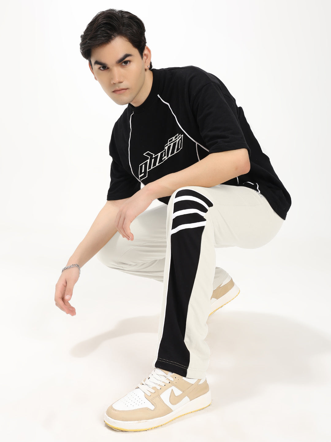 Men's Regular Fit Track Pants with Cargo Pocket | Drawstring Waist | Sports & Casual Lower