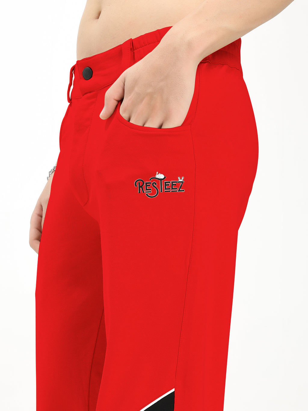 Men's Regular Fit Track Pants with Cargo Pocket | Drawstring Waist | Sports & Casual Lower
