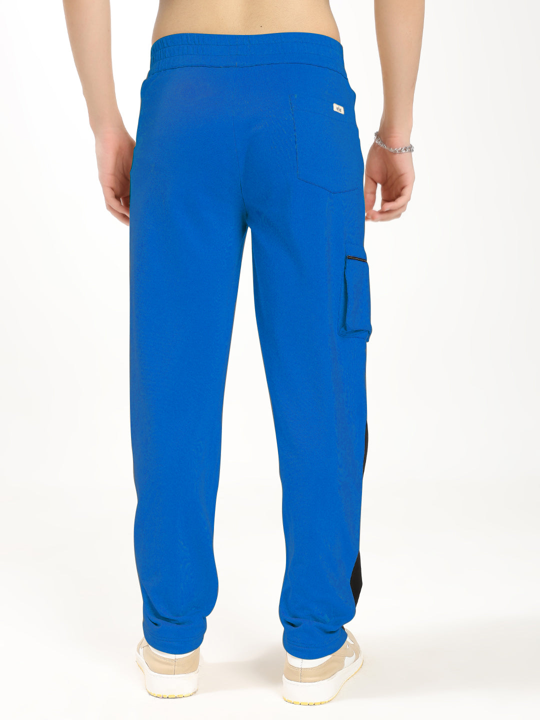Men's Regular Fit Track Pants with Cargo Pocket | Drawstring Waist | Sports & Casual Lower