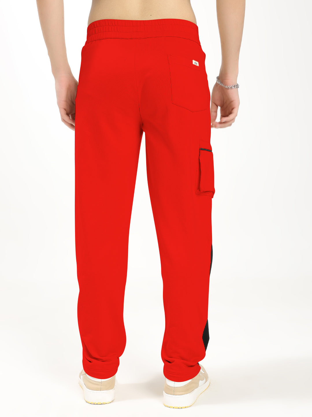 Men's Regular Fit Track Pants with Cargo Pocket | Drawstring Waist | Sports & Casual Lower