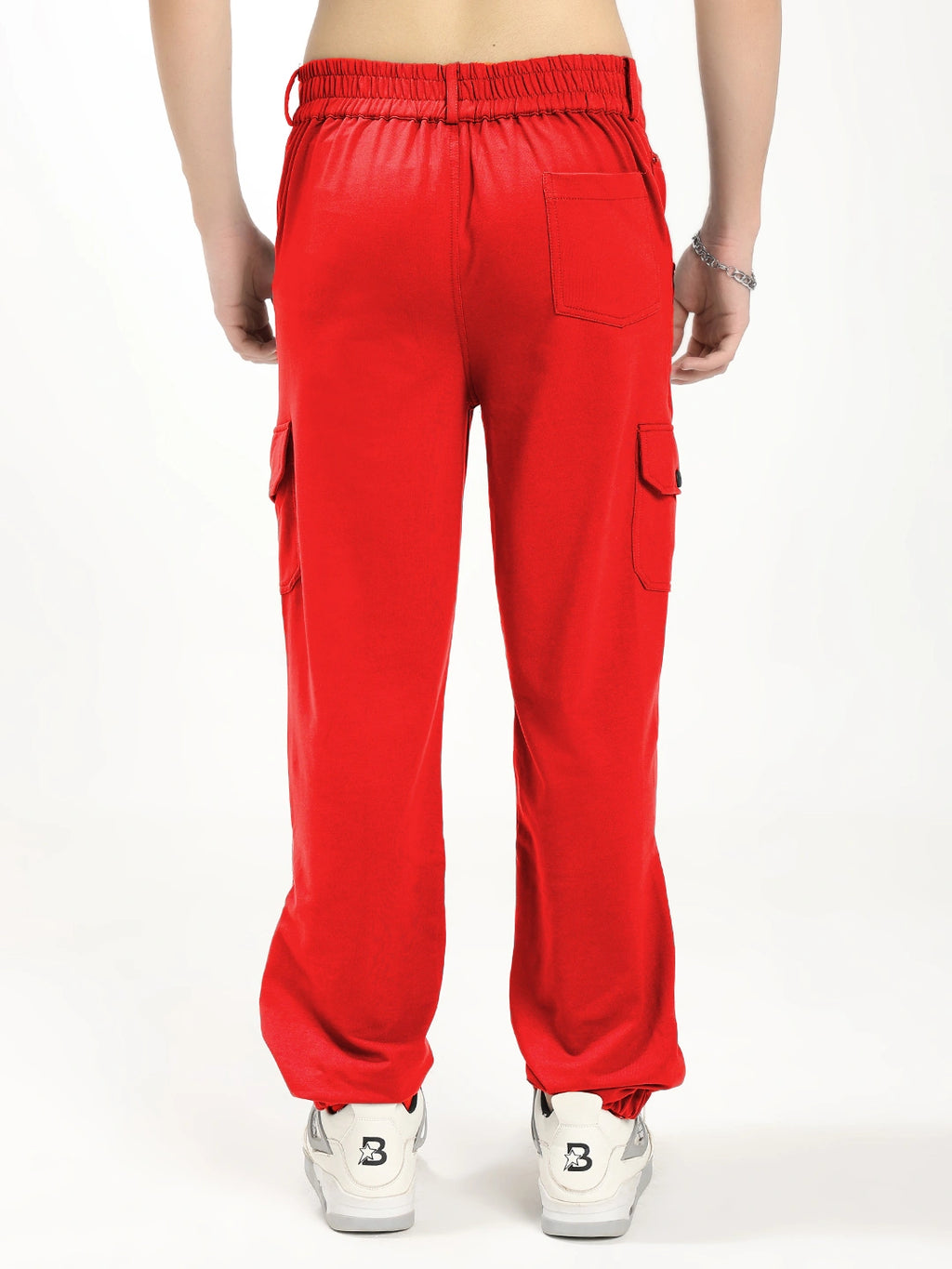Resteez Men's Premium Cargo Track Pant | Relaxed Fit