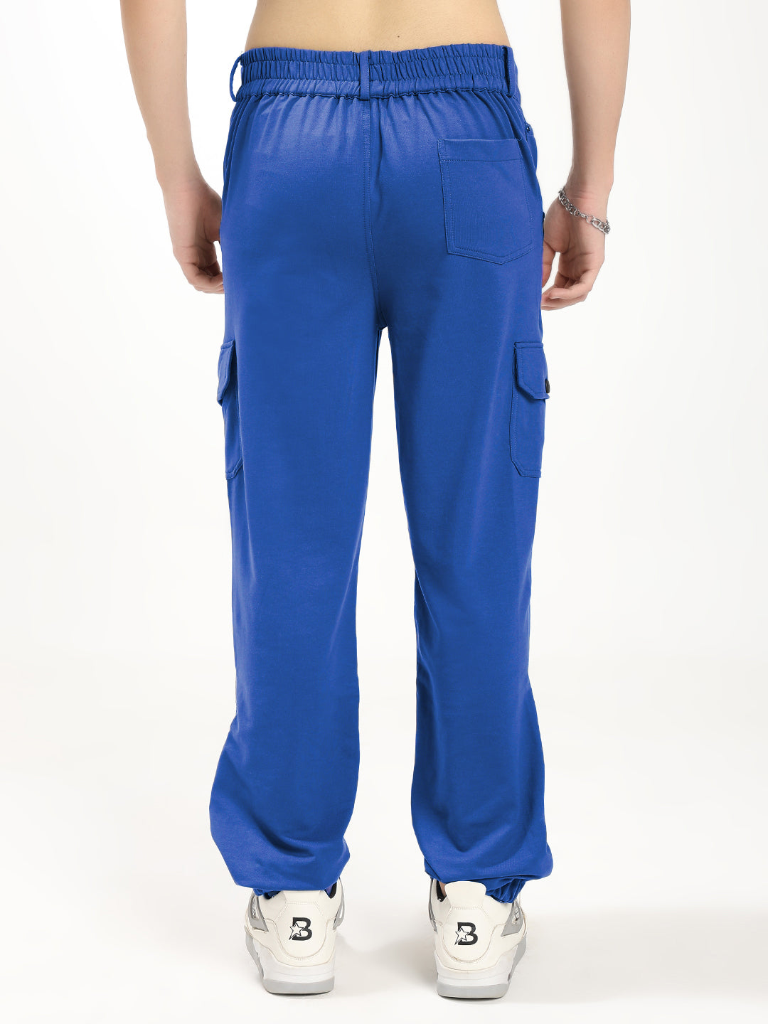 Men's Slim Fit Cargo Jogger Pants with Zip Hem & Utility Pockets