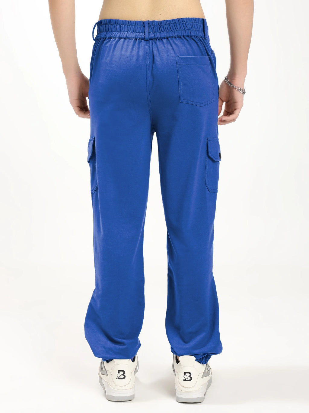 Resteez Men's Premium Cargo Track Pant | Relaxed Fit