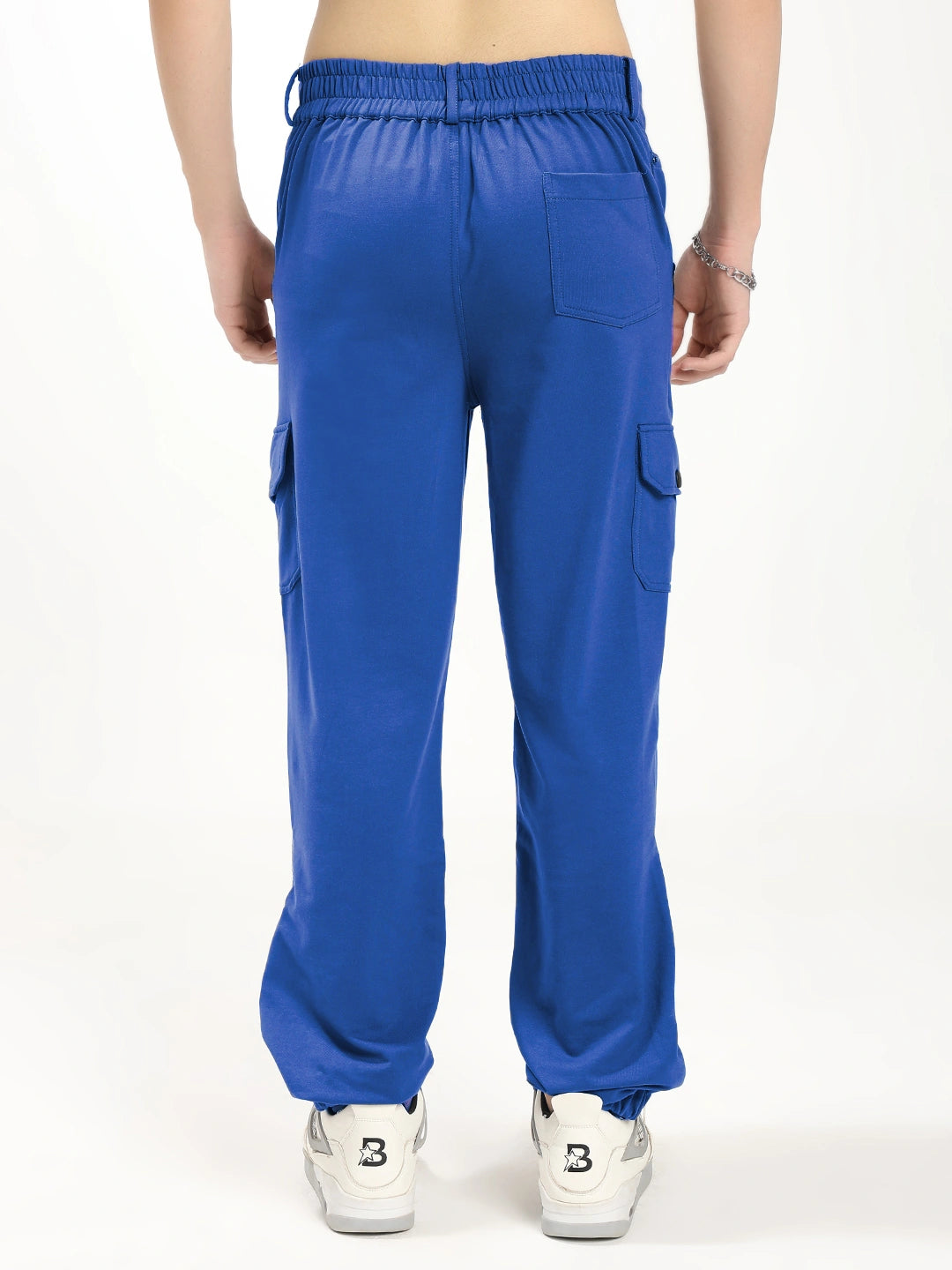Resteez Men's Premium Cargo Track Pant | Relaxed Fit