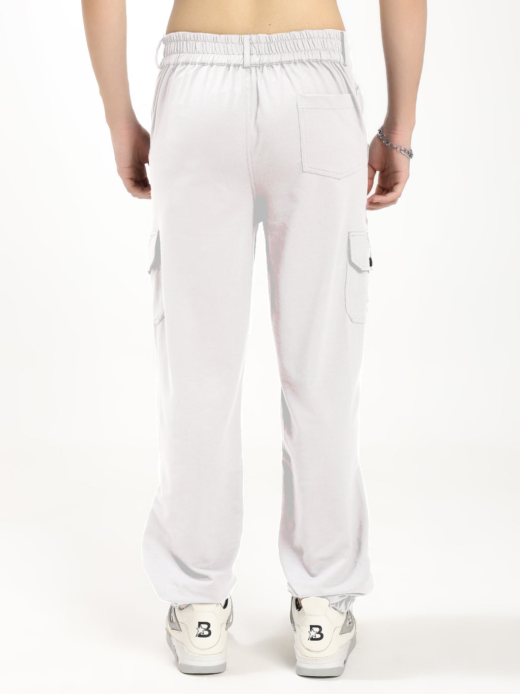 Men's Slim Fit Cargo Jogger Pants with Zip Hem & Utility Pockets