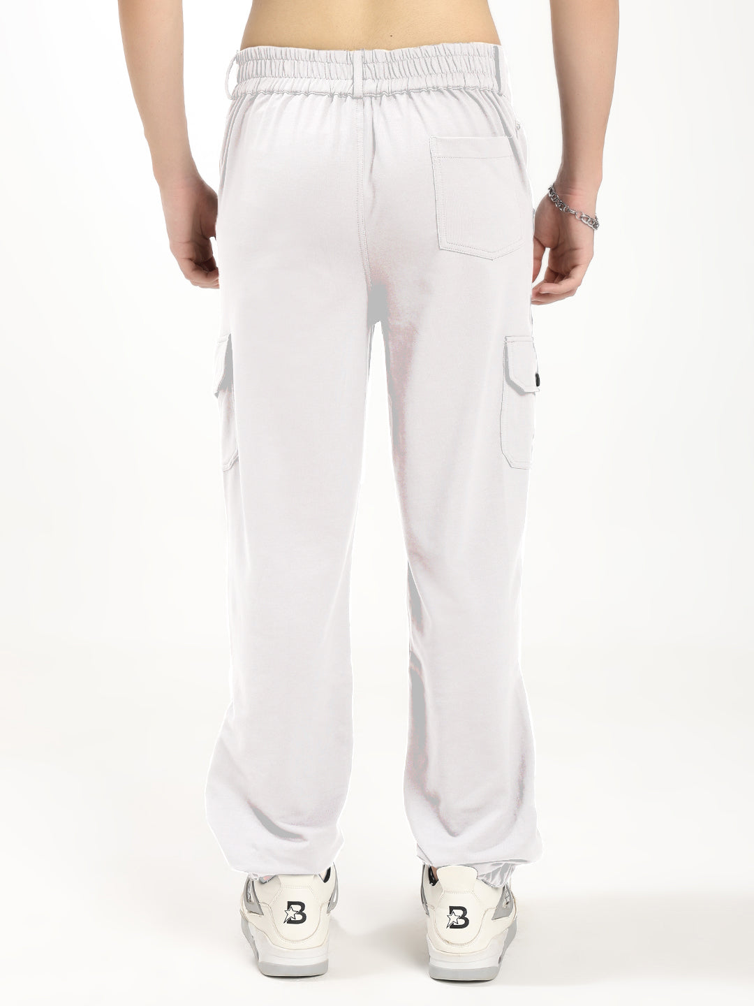 Men's Slim Fit Cargo Jogger Pants with Zip Hem & Utility Pockets